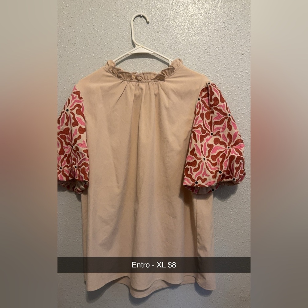 Entro Bubble Sleeve Top